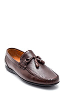 Men's Leather Tassel Detailed Loafer | Derimod