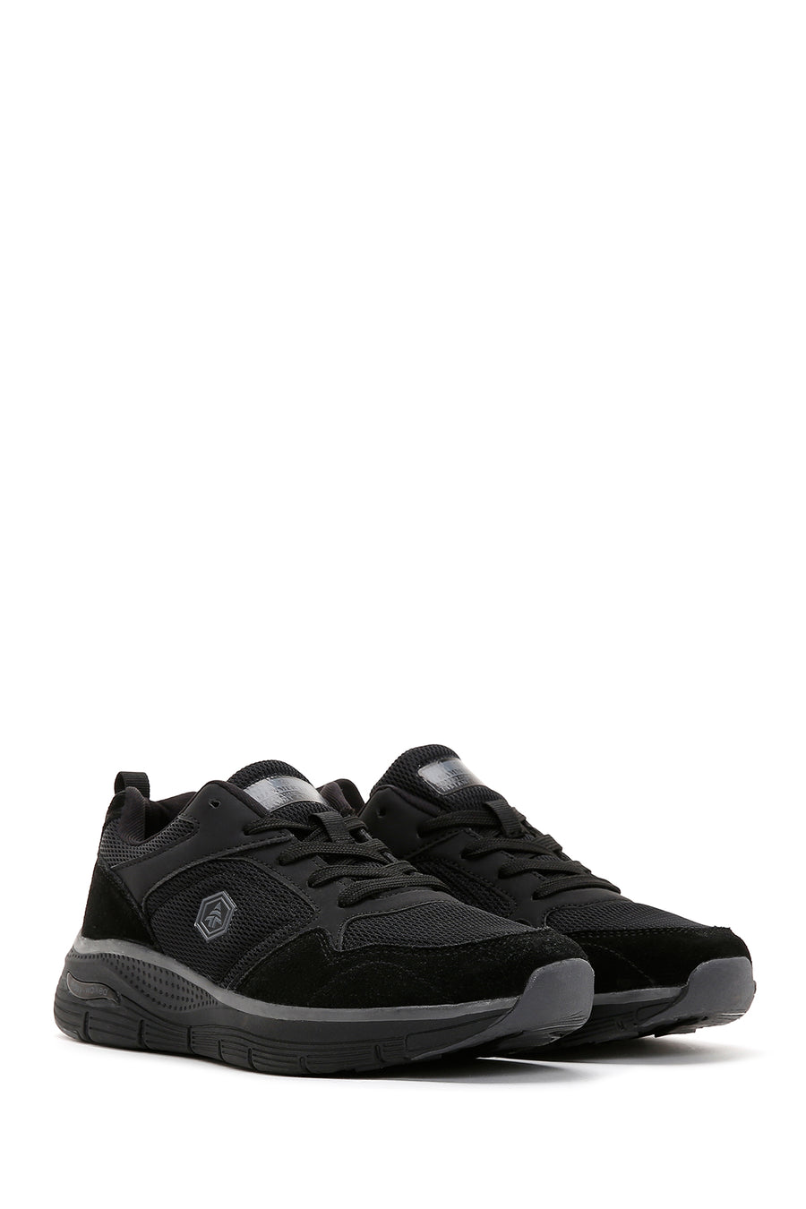 Hammer Jack Men's Black Thick Soled Sneaker