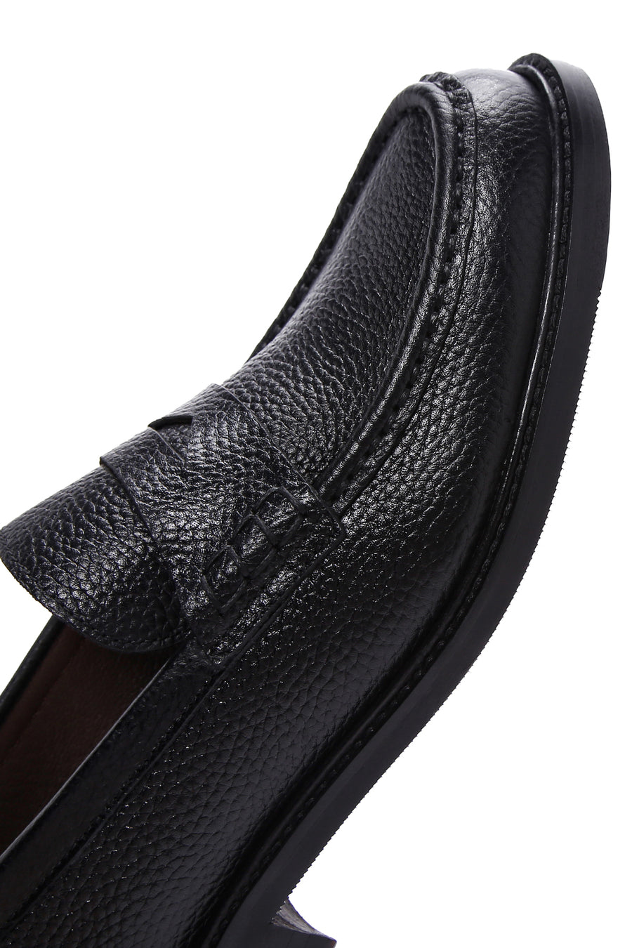 Men's Black Leather Classic Loafer