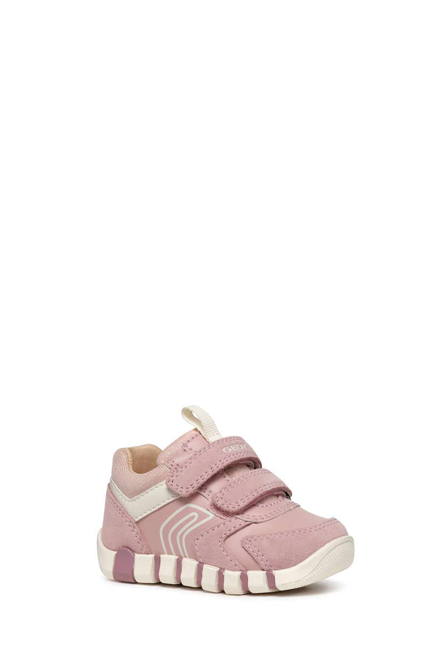 Geox Kız Bebek Pembe Iupidoo Bantlı Deri Sneaker