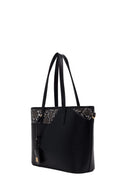 Woman Black Long-Strap Printed Classic Shoulder Bag | Derimod