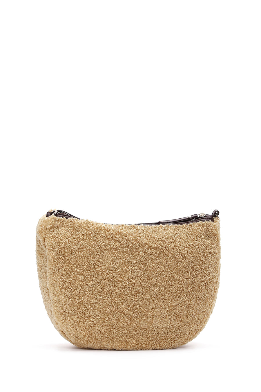 Women's Yellow Plush Shoulder Bag