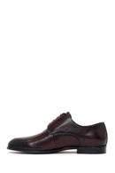 Derimod Black Male Brown Lace-Up Classic Leather Shoes | Derimod