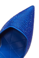 Women's Blue Stone Heeled Shoes | Derimod