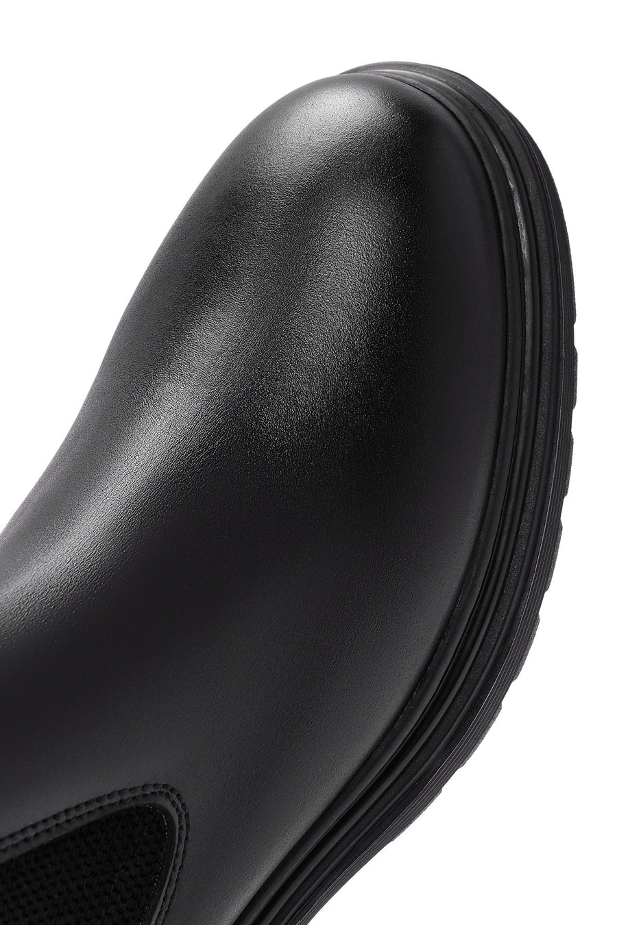 Men's Black Leather Chelsea Boots