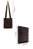 Men's Brown Casual Crossbody Bag | Derimod