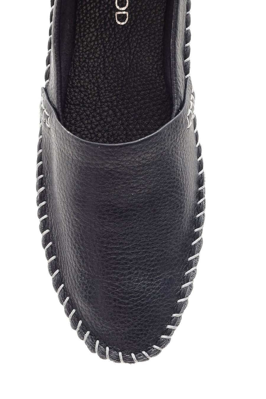 Kadın Dikiş Detaylı Deri Loafer