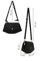 Women's Black Long Strap Quilted Shoulder Bag | Derimod