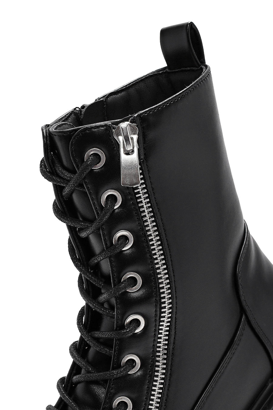Women's Black Zippered Boots