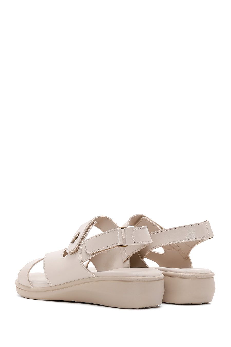 Kadın Bej Comfort Sandalet