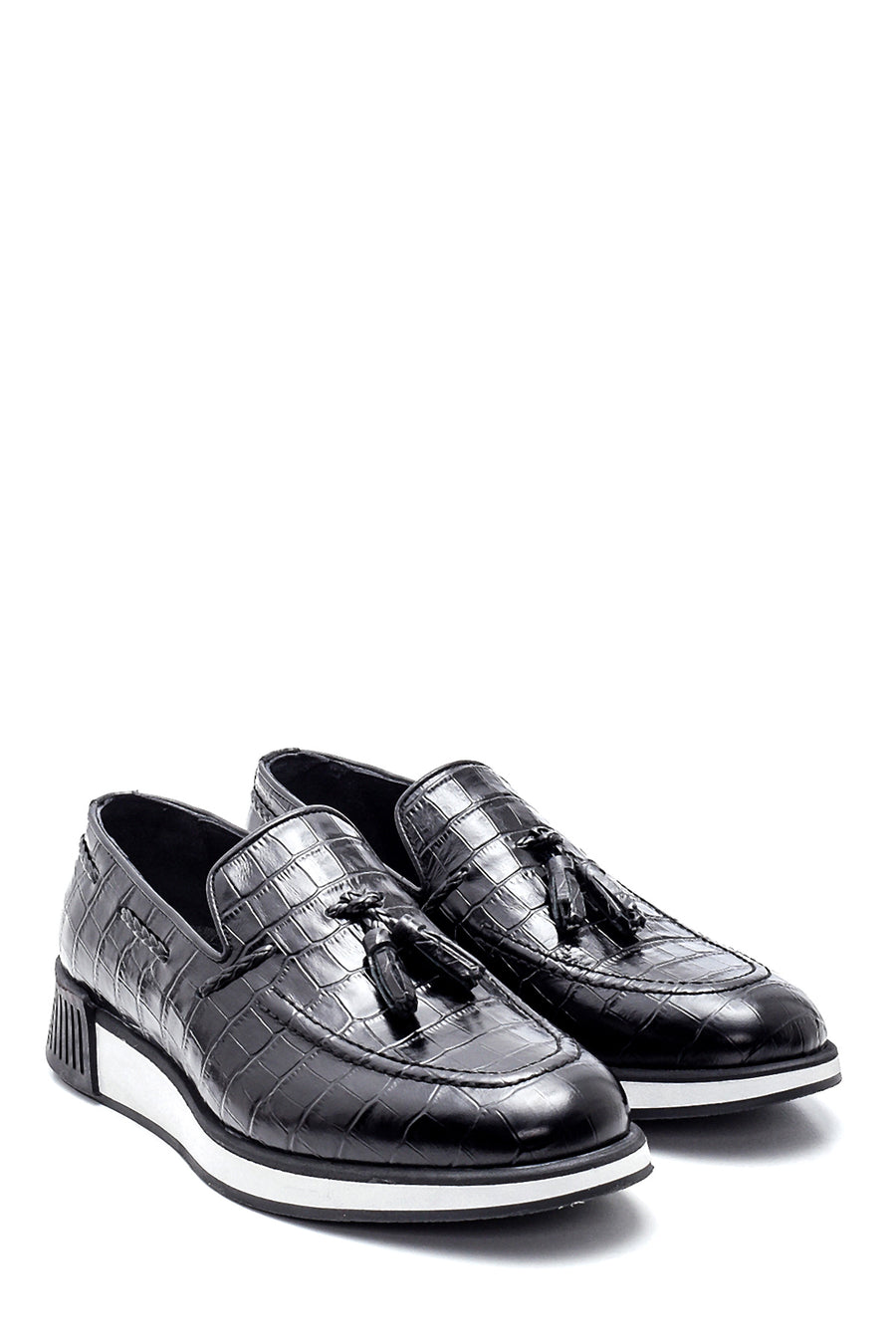 Erkek Deri Kroko Loafer