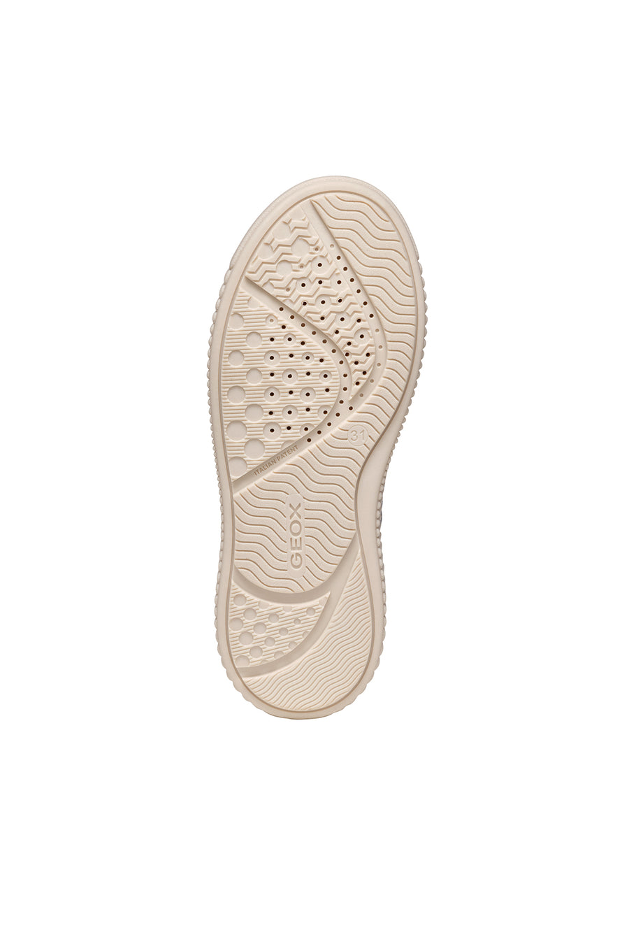 Geox Kız Çocuk Gri Laquinny Bağcıklı Kumaş Bilekli Sneaker