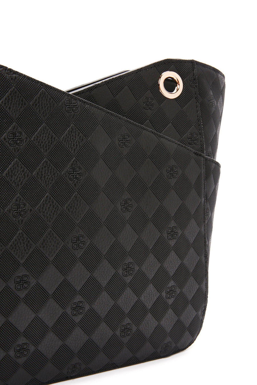Women's Black Printed Shoulder Bag