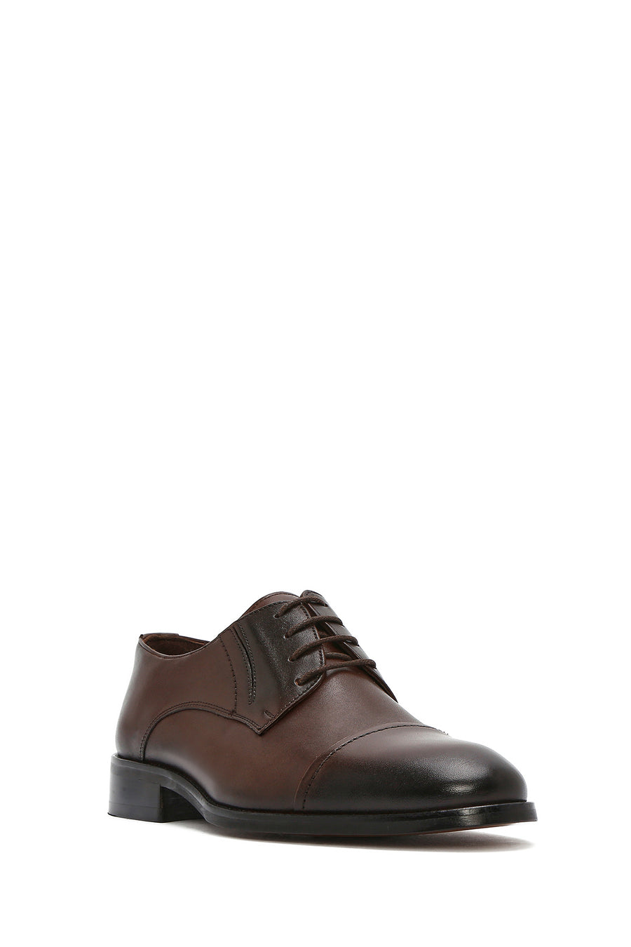 Men's Brown Laced Leather Classic Shoes