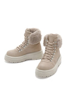 Women's Beige Thick Soled Casual Boots | Derimod