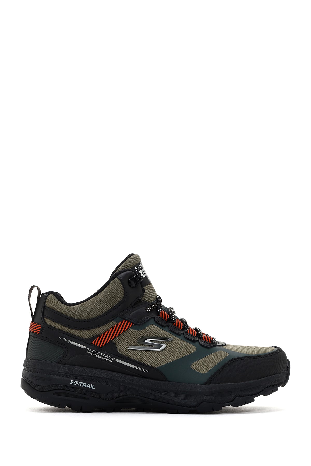 Skechers Erkek Haki Go Run Trail Altitude-Water Kalın Tabanlı Sneaker 220573 OLBK | Derimod