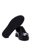 Erkek Siyah Deri Sneaker | Derimod