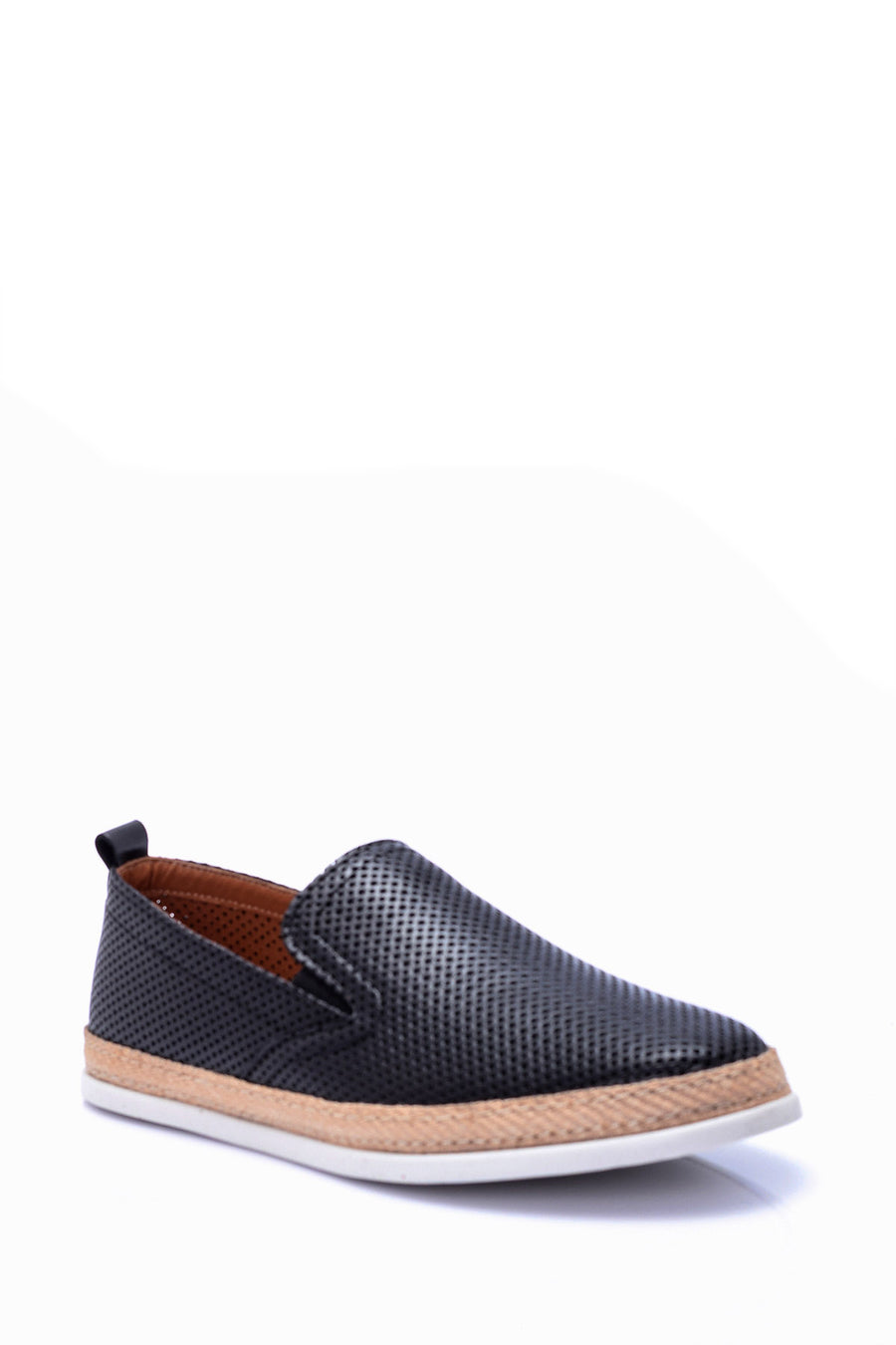 Men's Straw Sole Leather Loafer