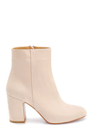 Women's Leather Heeled Boots | Derimod