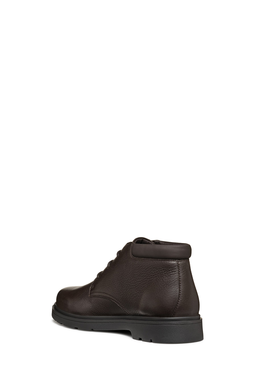 Geox Men's Brown U Spherica Ec1 Lace-Up Leather Combat Boots