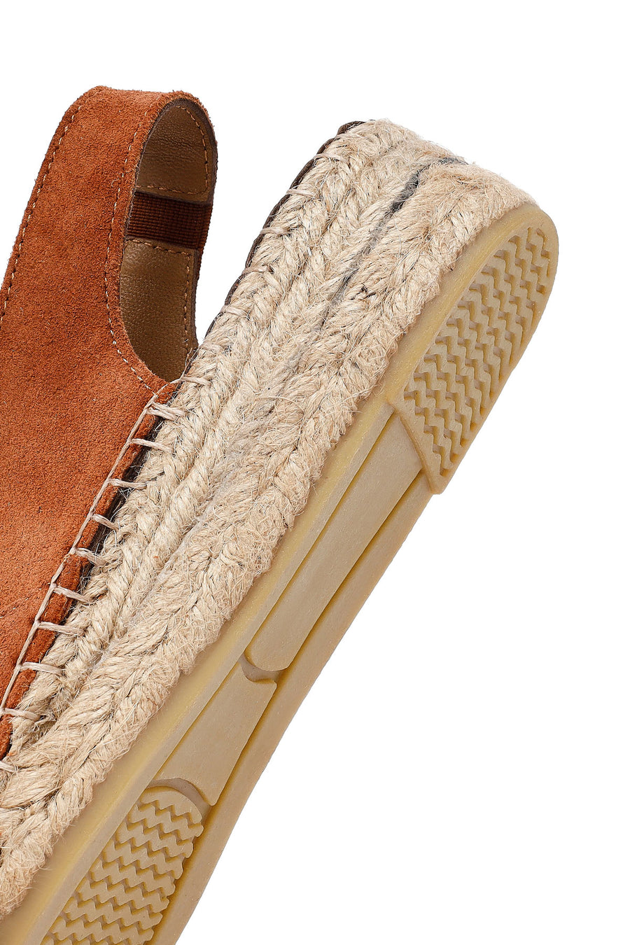 Kadın Turuncu Süet Espadril Sandalet