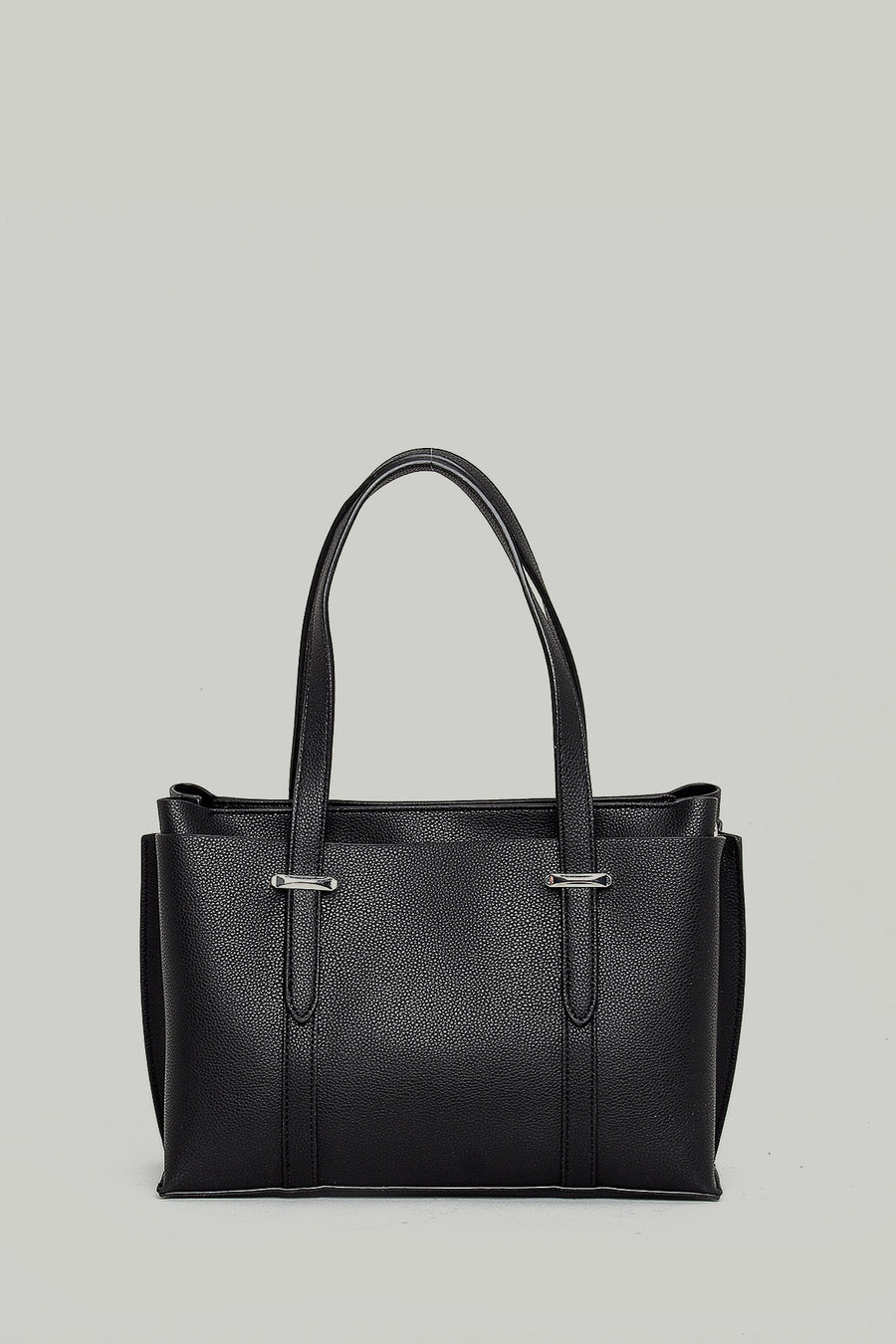 Women's Shoulder Bag with Staple Detail