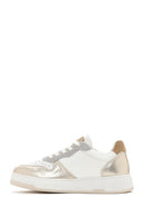 Women's Gold Leather Sneaker | Derimod