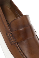 Men's Tan Leather Loafer | Derimod