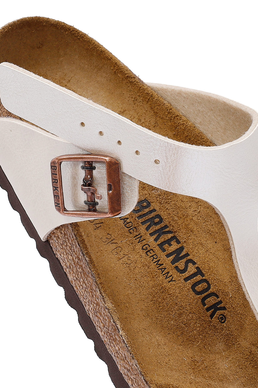 Birkenstock Women's White Gizeh Bf Graceful Flip Flops