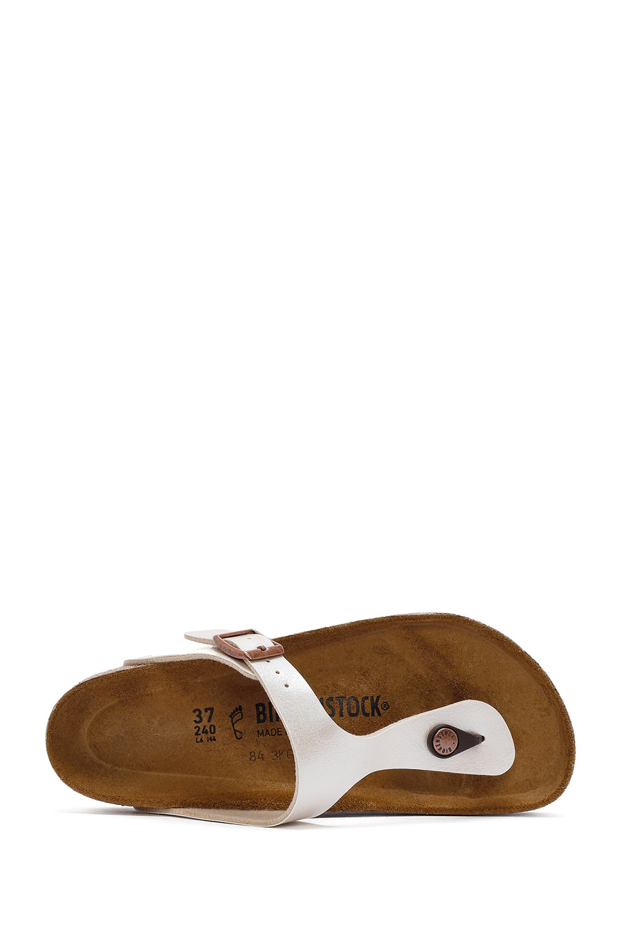 Birkenstock Women's White Gizeh Bf Graceful Flip Flops