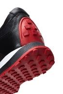 Men's Black Leather Sneaker | Derimod