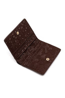 Women's Brown Printed Wallet | Derimod