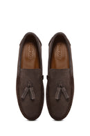 Men's Mink Suede Leather Tasseled Sports Loafer | Derimod