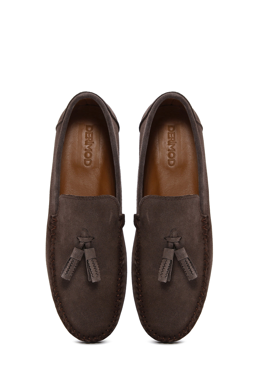 Men's Mink Suede Leather Tasseled Sports Loafer