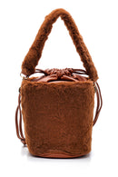 Women's Plush Drawstring Shoulder Bag | Derimod