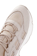 Women's Beige Thick Soled Sneaker | Derimod