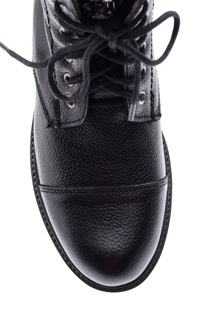 Women's Lace-up Leather Boots