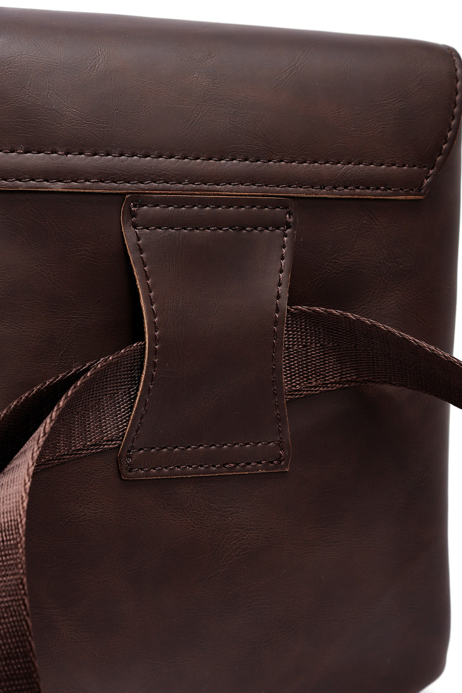 Men's Brown Messenger Bag