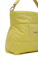 Women's Yellow Quilted Shoulder Bag | Derimod