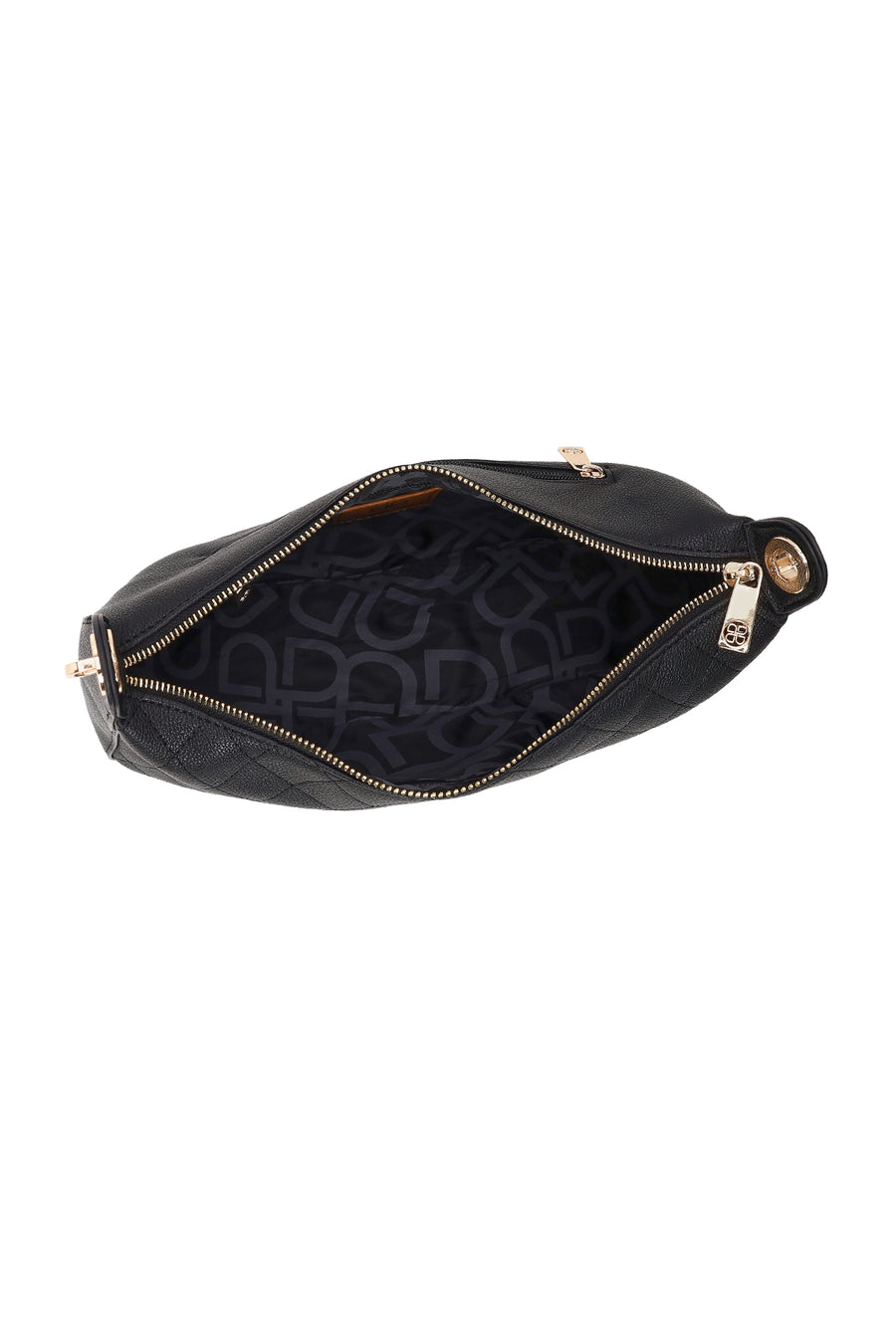 Woman Black Printed Shoulder Bag