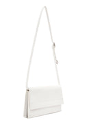 Women's White Faux Leather Crossbody Bag | Derimod