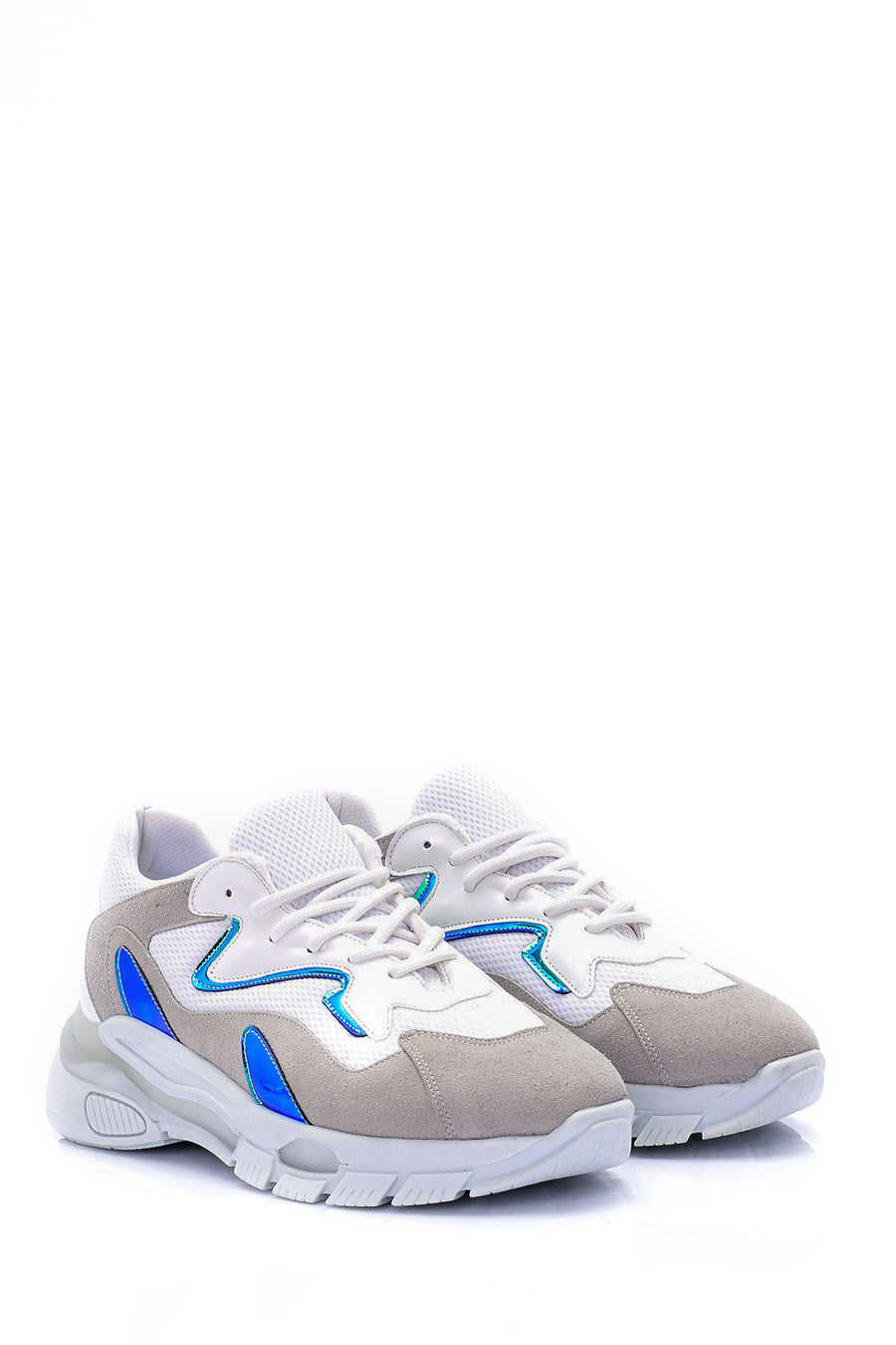 Kadın Süet Detaylı Sneaker