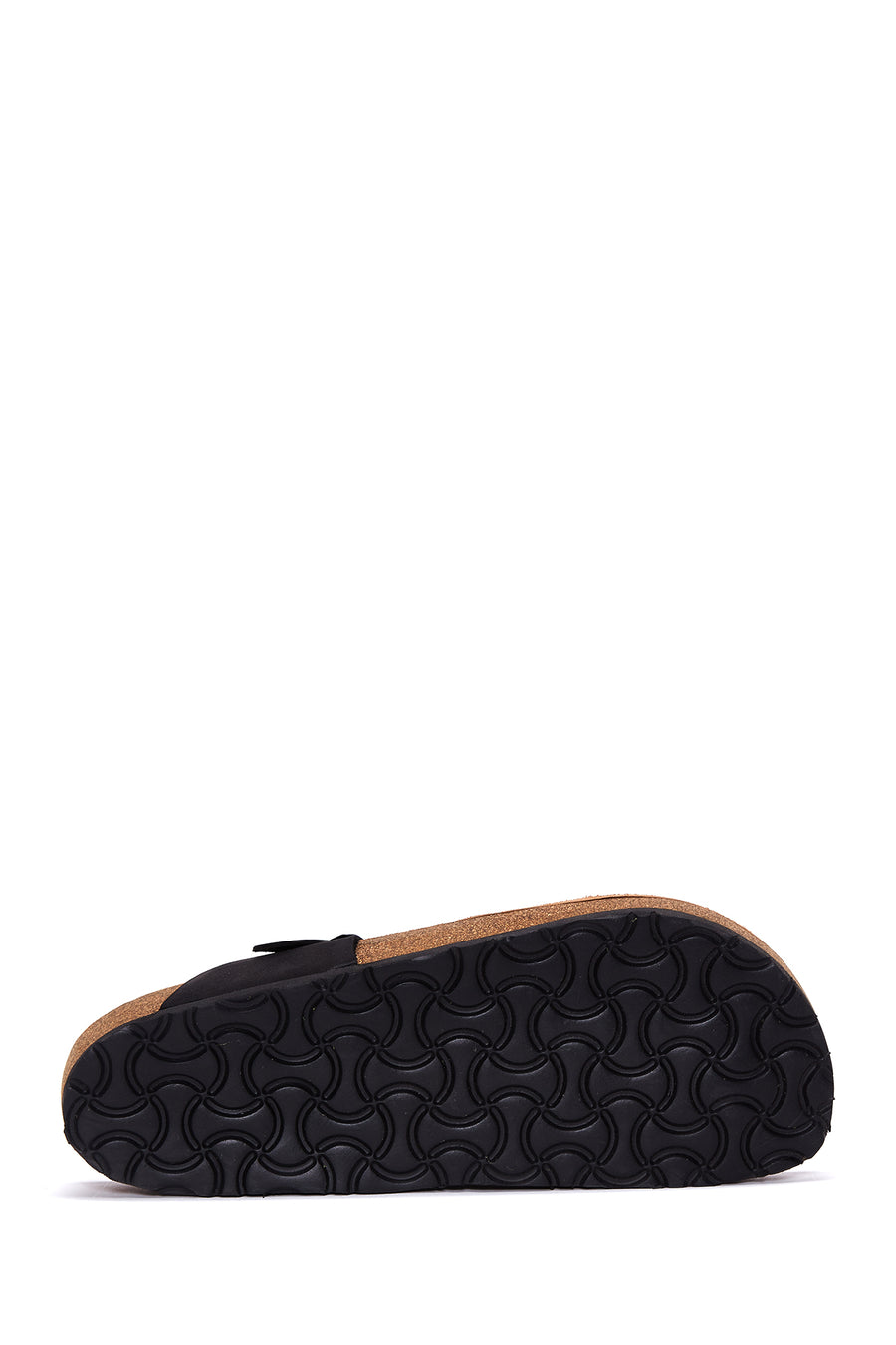 Women's Black Leather Flip Flops
