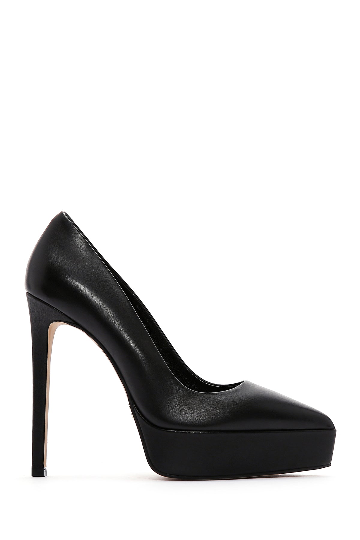 Women's Black Platform Thin Heeled Shoes 23WFD120118 | Derimod