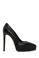 Women's Black Platform Thin Heeled Shoes | Derimod