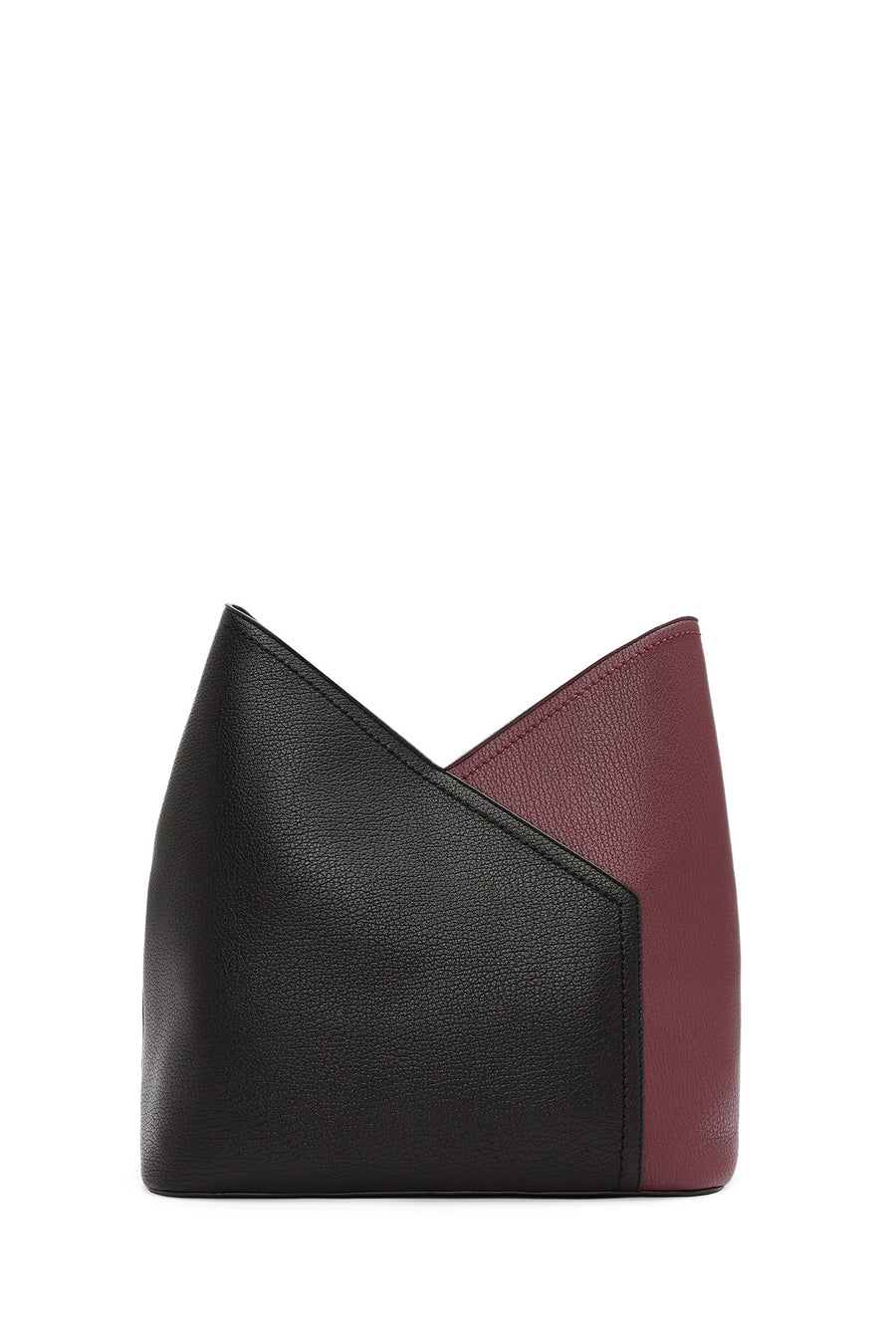 Women's Black Short and Long Strap Shoulder Bag