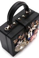 Women's Black Stone Handbag | Derimod