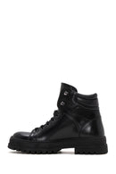 Men's Black Leather Boots | Derimod