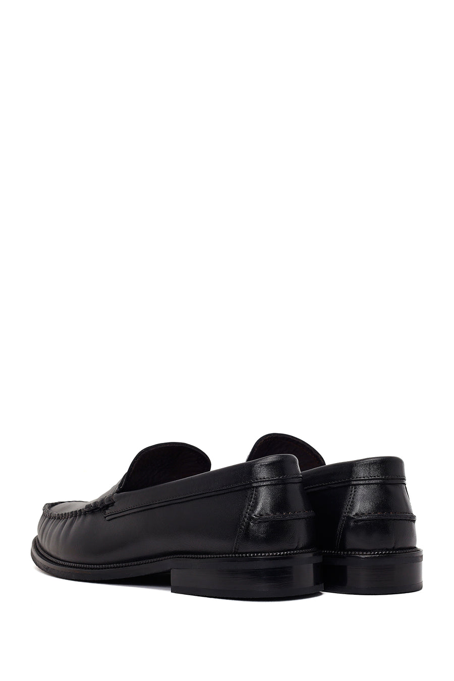 Erkek Siyah Deri Casual Loafer