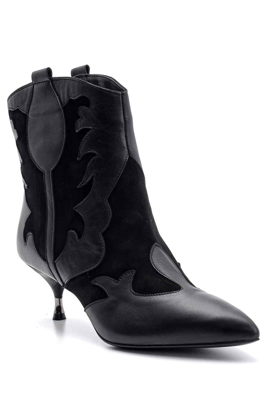 Women's Heeled Leather Boots